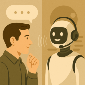 Gespräch Mensch und KI